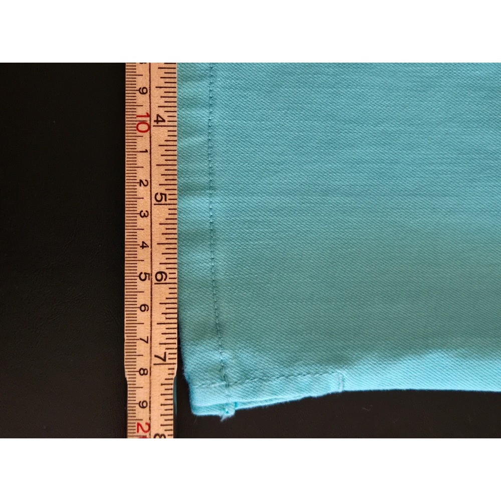 St Johns Bay Aqua Sail Blue Capri Pants Womens 12 New Repreve Cropped Trousers - Picture 10 of 10
